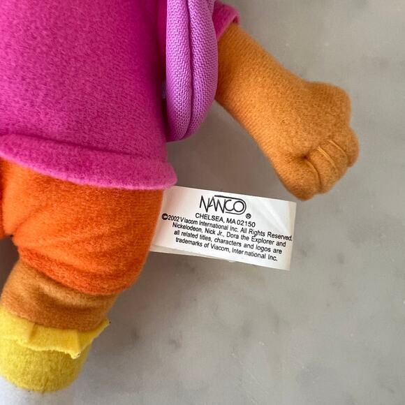 Vintage Y2K Dora The Explorer Small Plush Stuffed Animal / 8.5" - Picture 5 of 9